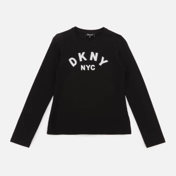 DKNY Girls Long Sleeve T-Shirt - Black - 8 Years