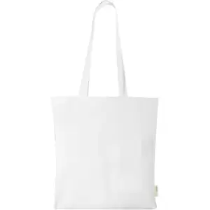 Bullet Orissa Organic Cotton Tote Bag (One Size) (White)