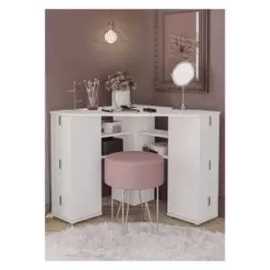 Olivia Corner Dressing Table with Storage