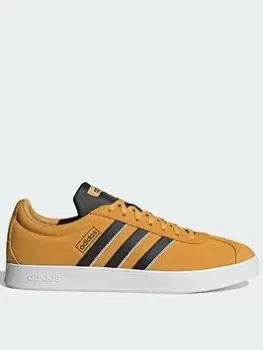 adidas Sportswear Mens VL Court 2.0 Trainers - Yellow, Yellow, Size 6, Men