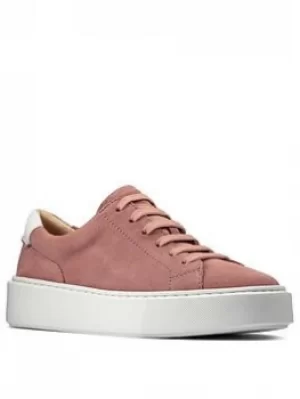 Clarks Hero Lite Lace Trainer, Rose, Size 3, Women