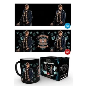 Fantastic Beasts Newt Scamader Heat Change Mug