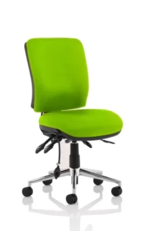 Chiro Medium Back Bespoke Colour Lime No Arms