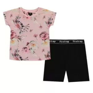 Firetrap BoyF T Shirt Set Infant Girls - Pink