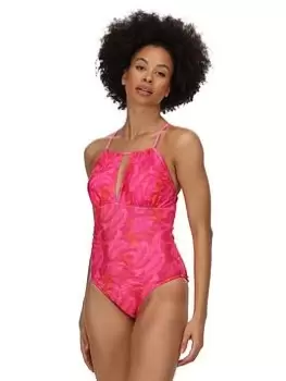 Regatta Halliday Costume, Pink Print, Size 14, Women