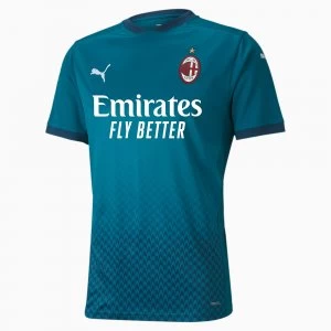 PUMA AC Milan Third Replica Mens Jersey, Teal, size Medium, Clothing