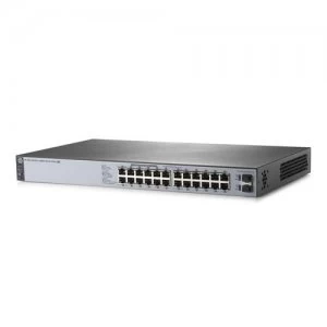HPE 1820-24G-PoE+ (185W) Managed L2 Gigabit Ethernet (10/100/1000) Grey 1U Power over Ethernet (PoE)
