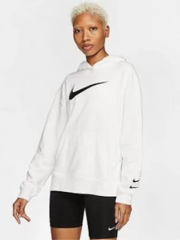 Nike NSW Swoosh OTH Hoodie - White, Size S, Women