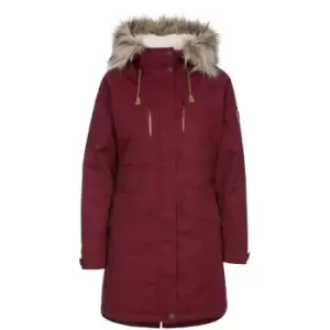 Trespass Womens/Ladies Faithful Waterproof Jacket (XS) (Merlot)