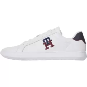 Tommy Hilfiger Cupsole Leather Monogram - White