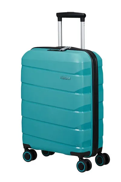 American Tourister Airmove VZDVJ Spinner Cabin Hardshell Teal Suitcase