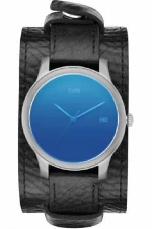 Mens STORM Benzo Cuff Watch BENZO-ROUND-LAZER-Blue