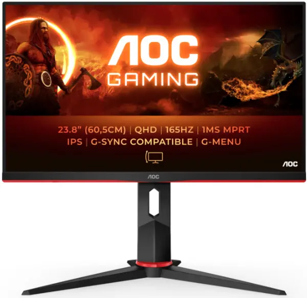 AOC 23.8" Q24G2A/BK Quad HD IPS Gaming LED Monitor