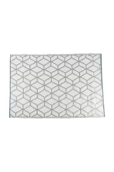 Geometric Pattern Reversible Outdoor Rug