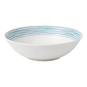 Royal Doulton Ellen DeGeneres Polar Blue Dots Cereal Bowl Blue