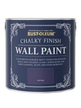 Rust-Oleum Chalky Wall Paint Ink Blue 2.5L