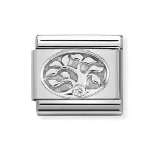 Nomination Classic Silver Tree of Life CZ Charm