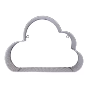 White Metal Cloud Shelf Large