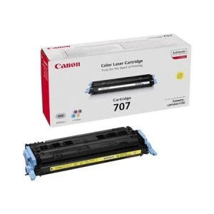 Canon 707 Yellow Laser Toner Ink Cartridge