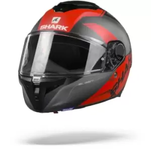 Shark Spartan GT Elgen Matt KAR Black Anthracite Red M