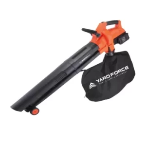 Yard Force 40V Cordless 3-in-1 Blower Vacuum