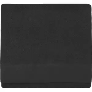 Textured Weave Bath Towel 70x130cm Black - Black - Furn.