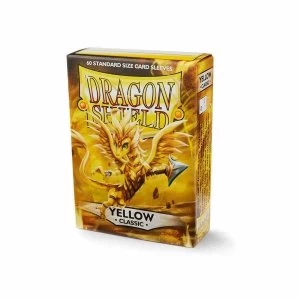 Dragon Shield Japanese Size Classic Yellow Card Sleeves - 60 Sleeves