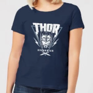 Marvel Thor Ragnarok Asgardian Triangle Womens T-Shirt - Navy - M