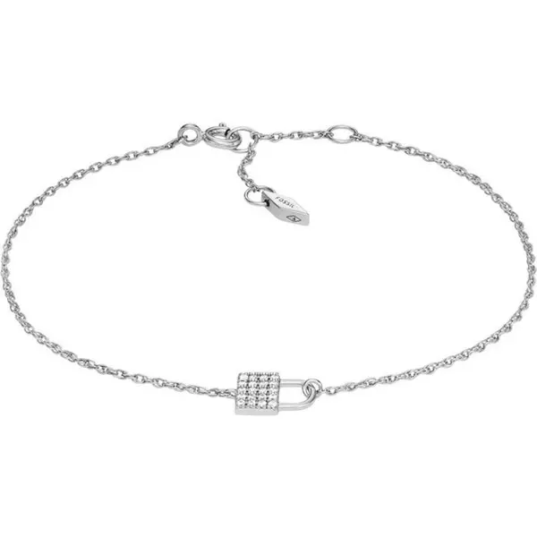 Fossil Ladies Fossil STERLING Bracelet - Silver One Size