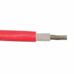 Zexum 6mm Red Single Core TUV PV1-F Solar Photovoltaic PV Cable - 25 Meter