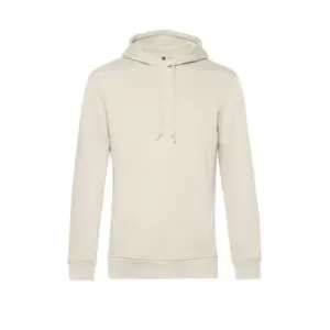 B&C Mens Organic Hoodie (XL) (Off White)