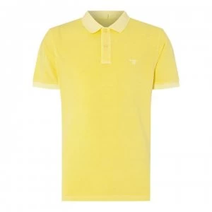 Gant Gant Sun Bleached Polo Shirt Mens - Lemon 732