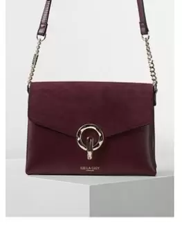 Luella Grey Luella Grey Anoushka Three Compartment Crossbody - Damson, Purple, Women