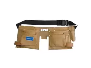 Silverline CB05 Double Pouch Tool Belt 8 Pocket 300 x 200mm