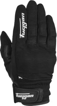 Furygan Jet D3O Motorcycle Gloves, black-white, Size 2XL, black-white, Size 2XL