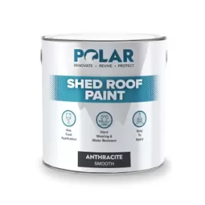 Polar Shed Roof Paint Anthracite 2.5L