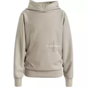 Calvin Klein Jeans Monogram Off Placed Sweatshirt - Cream