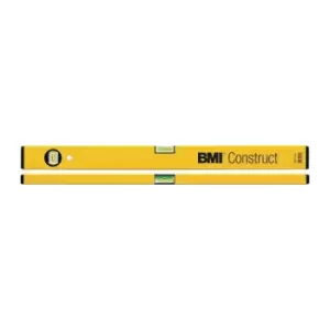 Niveau a bulles 689 Construct 60cm aluminium jaune ± 1 mm/m BMI