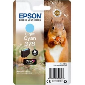 Epson Squirrel 378 Light Cyan Ink Cartridge