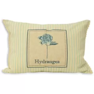 Riva Home Secret Garden Hydrangea Cushion Cover (35x50cm) (Blue) - Blue