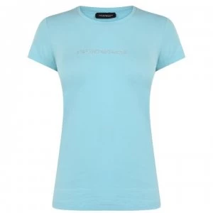 Emporio Armani Essential T-Shirt Angel Blue Size L Women