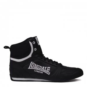 Lonsdale Mens Boxing Boots - Black/White