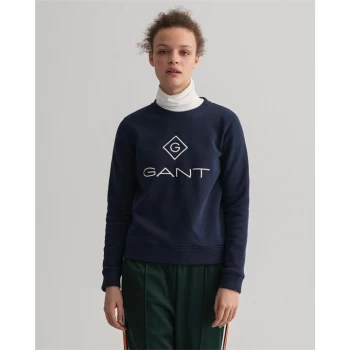 Gant Lock Up Sweatshirt - Evng Blue 433