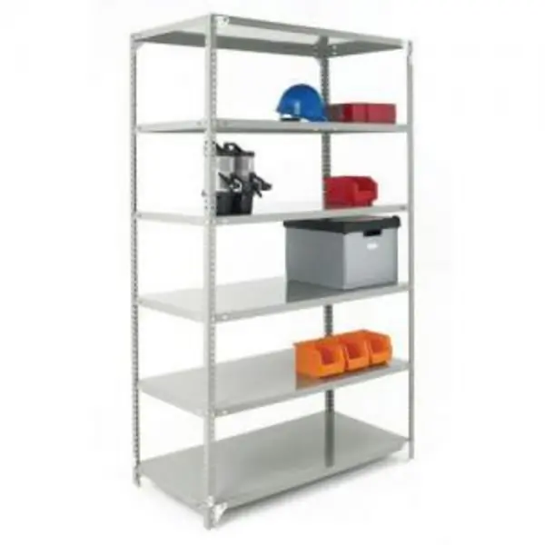 ESE Direct Bolted Open Access Steel Shelving with 6 Shelves - 2000 x 1200 x 400mm (H x W x D) 383613 Stormor Shelving