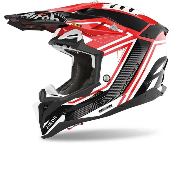 Airoh Aviator 3 League Red Offroad Helmet XL