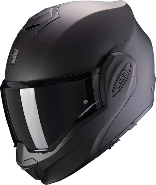 Scorpion Exo-Tech Evo Solid Matt Black Modular Helmet L