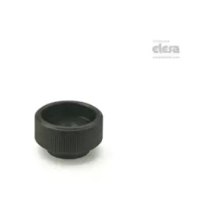 ELESA Knurled grip knob-DIN 6303-M6-A