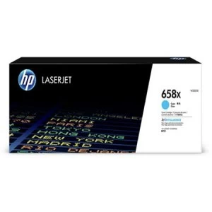 HP 658X Cyan Laser Toner Ink Cartridge