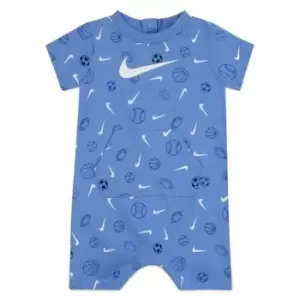 Nike Printed Romper Baby Boys - Blue