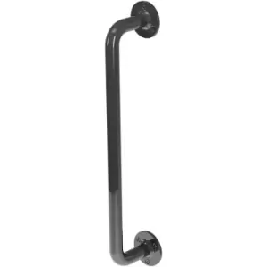 Rothley Grab Rail Gunmetal Bathroom Shower Outdoor Support Handle Disability Aid - Gunmetal